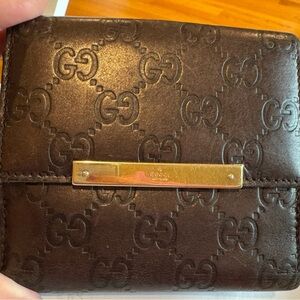 Gucci Guccissima Compact Bifold Wallet